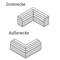 Rundbord-Ecksteine 90